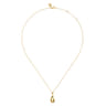 Bujukan Clover - Pendant Necklace Teardrop 14K Yellow Gold Bujukan