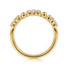 Bujukan Clover - Stackable Ring 14K Yellow Gold Diamond Clover 0.25ct Bujukan - 0.25 ct