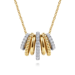Bujukan-Link---14K-White--Yellow-Gold-Bujukan-Diamond-Multi-Row-Pendant-Necklace1