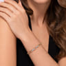 Bujukan Link - 14K White  Yellow Gold Bujukan and Diamond Bangle Bracelet - 0.6 ct