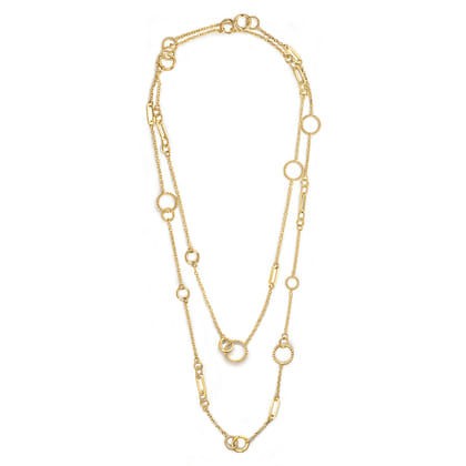 Bujukan Link - 14K Yellow Gold Bujukan Transformable Layered Necklace