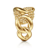 Bujukan Pave - 14K Yellow Gold Bujukan Link Ring