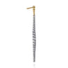 Bujukan Punk - 14K White Yellow Gold Bujukan Diamond Stud Drop Earrings - 0.75 ct