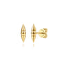 Bujukan Punk - 14K Yellow Gold Bujukan Bullet Ear Climber Earrings