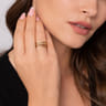 Bujukan Punk - 14K Yellow Gold Bujukan Bullet Wide Band Ring