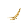 Bujukan Punk - 14K Yellow Gold Bujukan and Diamond Ear Climber Earrings - 0.08 ct