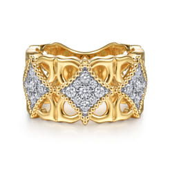Byzantine-Flower---18K-Yellow-Gold-Bujukan-and-Diamond-Floral-Wide-Band-Ring1
