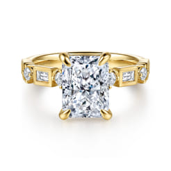 Cabana - 14K Yellow Gold Radiant Cut Diamond Engagement Ring