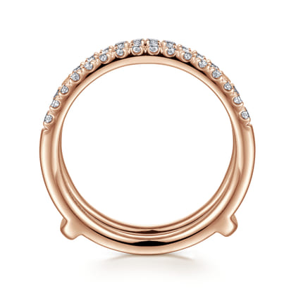 Cait - 14K Rose Gold Diamond Ring Enhancer