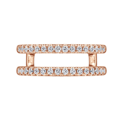 Cait - 14K Rose Gold Diamond Ring Enhancer