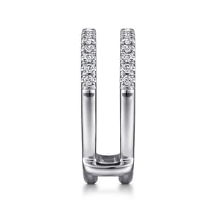 Cait - 14K White Gold Diamond Ring Enhancer