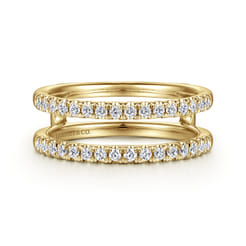 Cait - 14K Yellow Gold Diamond Ring Enhancer