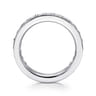 Eternity Band Wedding Ring in 14k White Gold with Round Natural Diamond at Gabriel & Co.
