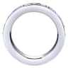 Eternity Band Wedding Ring in 14k White Gold with Round Natural Diamond at Gabriel & Co.