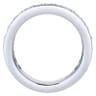 Eternity Band Wedding Ring in 14k White Gold with Round Natural Diamond at Gabriel & Co.