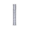 Eternity Band Wedding Ring in 14k White Gold with Round Natural Diamond at Gabriel & Co.