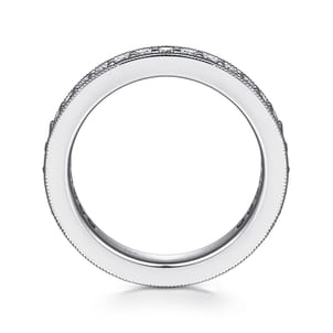 Calabria - 14K White Gold Channel Prong Set Diamond Eternity Band