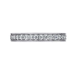 Calabria - 14K White Gold Channel Prong Set Diamond Eternity Band