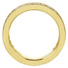Eternity Band Wedding Ring in 14k Yellow Gold with Round Natural Diamond at Gabriel & Co.
