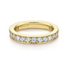 Eternity Band Wedding Ring in 14k Yellow Gold with Round Natural Diamond at Gabriel & Co.