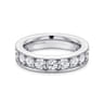 Eternity Band Wedding Ring in 14k White Gold with Round Natural Diamond at Gabriel & Co.