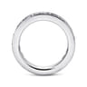Eternity Band Wedding Ring in 14k White Gold with Round Natural Diamond at Gabriel & Co.