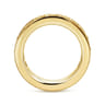 Eternity Band Wedding Ring in 14k Yellow Gold with Round Natural Diamond at Gabriel & Co.
