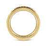 Eternity Band Wedding Ring in 14k Yellow Gold with Round Natural Diamond at Gabriel & Co.