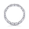 Eternity Band Wedding Ring in 14k White Gold with Round Natural Diamond at Gabriel & Co.