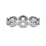 Eternity Band Wedding Ring in 14k White Gold with Round Natural Diamond at Gabriel & Co.