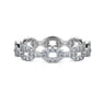 Eternity Band Wedding Ring in 14k White Gold with Round Natural Diamond at Gabriel & Co.