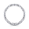 Eternity Band Wedding Ring in 14k White Gold with Round Natural Diamond at Gabriel & Co.