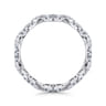 Eternity Band Wedding Ring in 14k White Gold with Round Natural Diamond at Gabriel & Co.