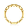 Fancy Wedding Ring in 14k Yellow Gold with Round Natural Diamond at Gabriel & Co.