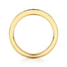Straight Wedding Ring in 14k Yellow Gold with Baguette Natural Diamond at Gabriel & Co.