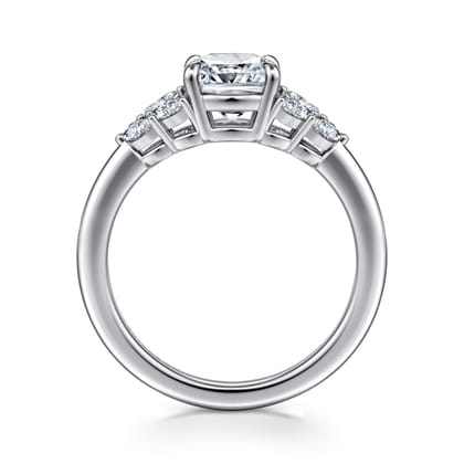 Cami - 14K White Gold Cushion Cut Diamond Engagement Ring