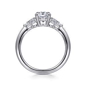 Cami - 14K White Gold Oval Diamond Engagement Ring