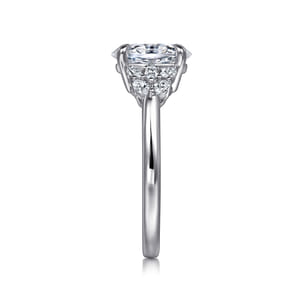 Cami - 14K White Gold Oval Diamond Engagement Ring