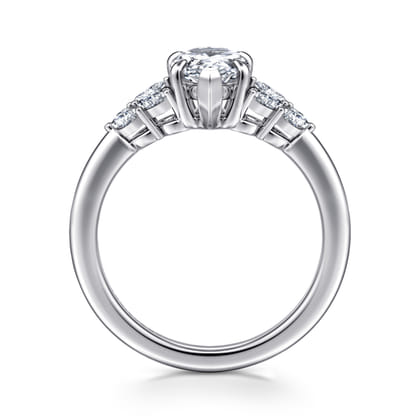 Cami - 14K White Gold Pear Shape Diamond Engagement Ring