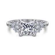Cami - 14K White Gold Princess Cut Diamond Engagement Ring