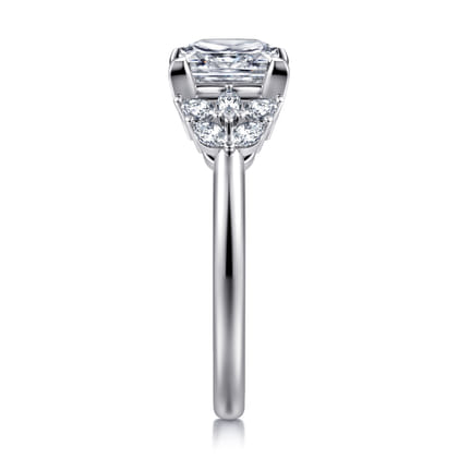 Cami - 14K White Gold Princess Cut Diamond Engagement Ring