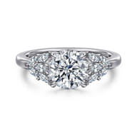 Cami - 14K White Gold Round Diamond Engagement Ring