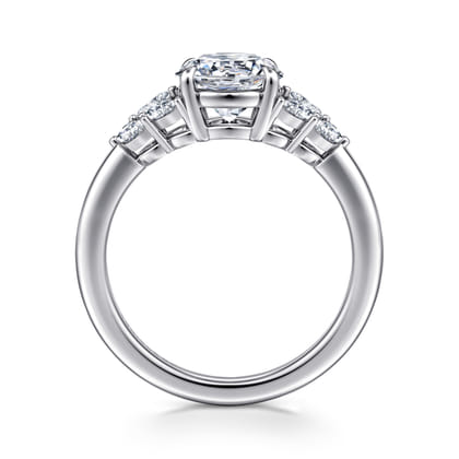 Cami - 14K White Gold Round Diamond Engagement Ring