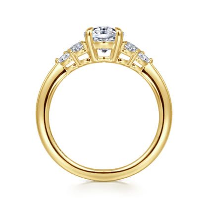 Cami - 14K Yellow Gold Oval Diamond Engagement Ring