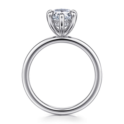 Cari - 14K White Gold Pear Shape Diamond Engagement Ring