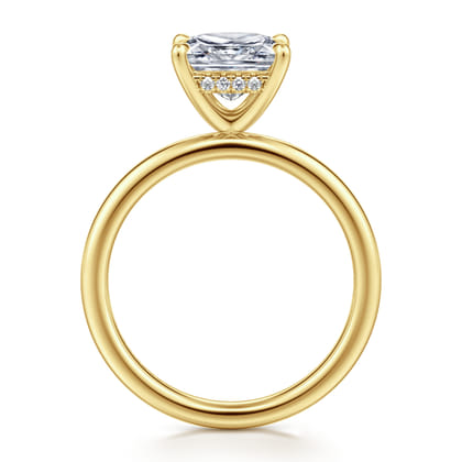 Cari - 14K Yellow Gold Princess Diamond Engagement Ring