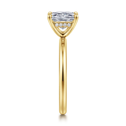 Cari - 14K Yellow Gold Princess Diamond Engagement Ring