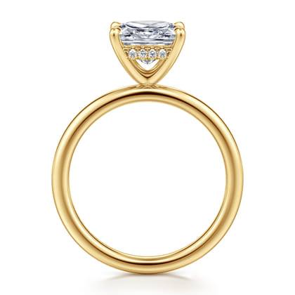 Cari - 18K Yellow Gold Princess Cut Diamond Engagement Ring