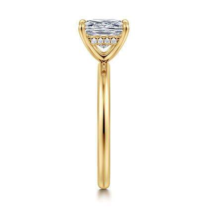 Cari - 18K Yellow Gold Princess Cut Diamond Engagement Ring