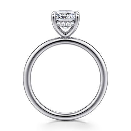 Cari - Platinum Cushion Diamond Engagement Ring